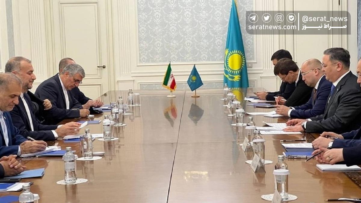 امیرعبداللهیان: از نقش قزاقستان در کمک به حل مناقشات منطقه‌ای تشکر می‌کنم