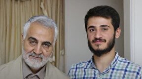 تصویر جدیدترین شهید لبنانی در کنار حاج قاسم