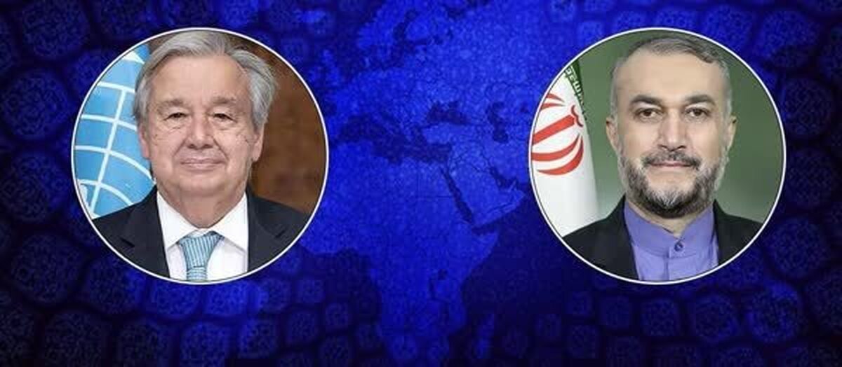 گوترش در گفتوگو با امیرعبداللهیان: هرگونه حمله به افراد و اماکن دیپلماتیک را محکوم میکنیم