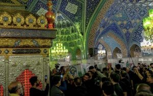 پیکر شهدای حمله تروریستی به کنسولگری ایران، در حرم حضرت رقیه(س) تشییع ش