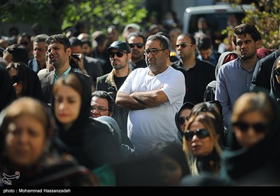 تشییع پیکر رضا داودنژاد