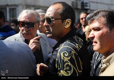 تشییع پیکر رضا داودنژاد