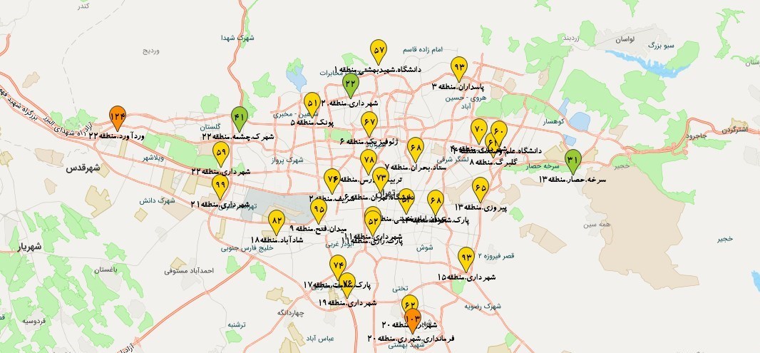 کیفیت هوای تهران , شرکت کنترل کیفیت هوا ,