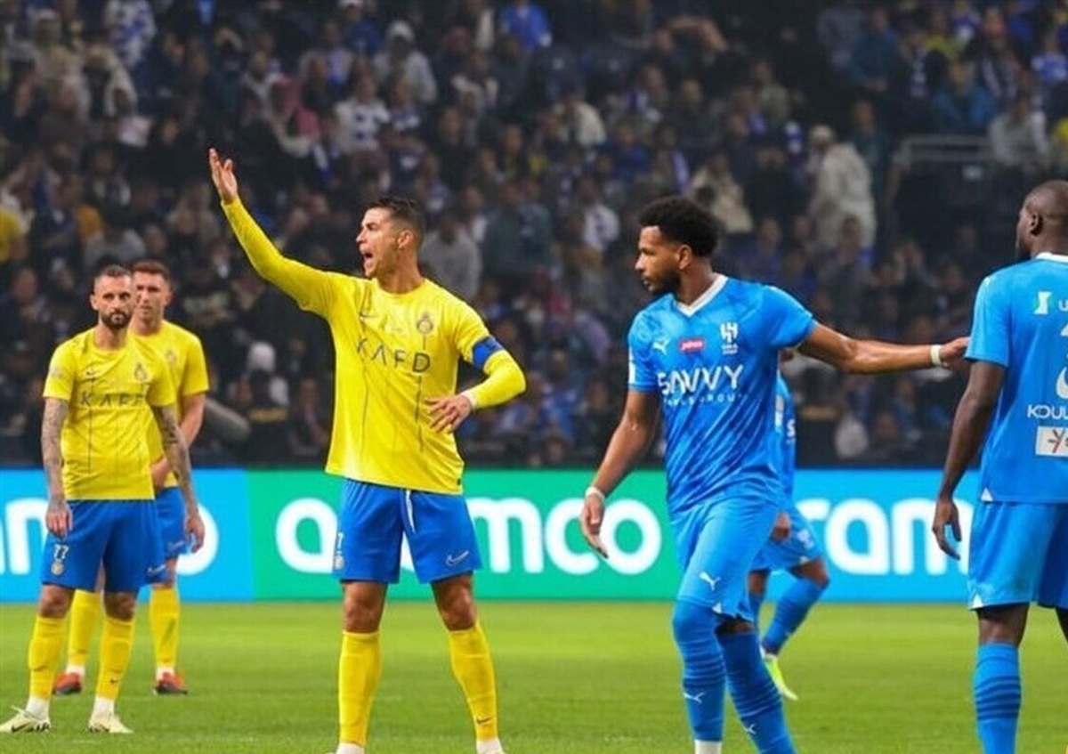 النصر به الهلال باخت؛ رونالدو از کوره در رفت و اخراج شد!