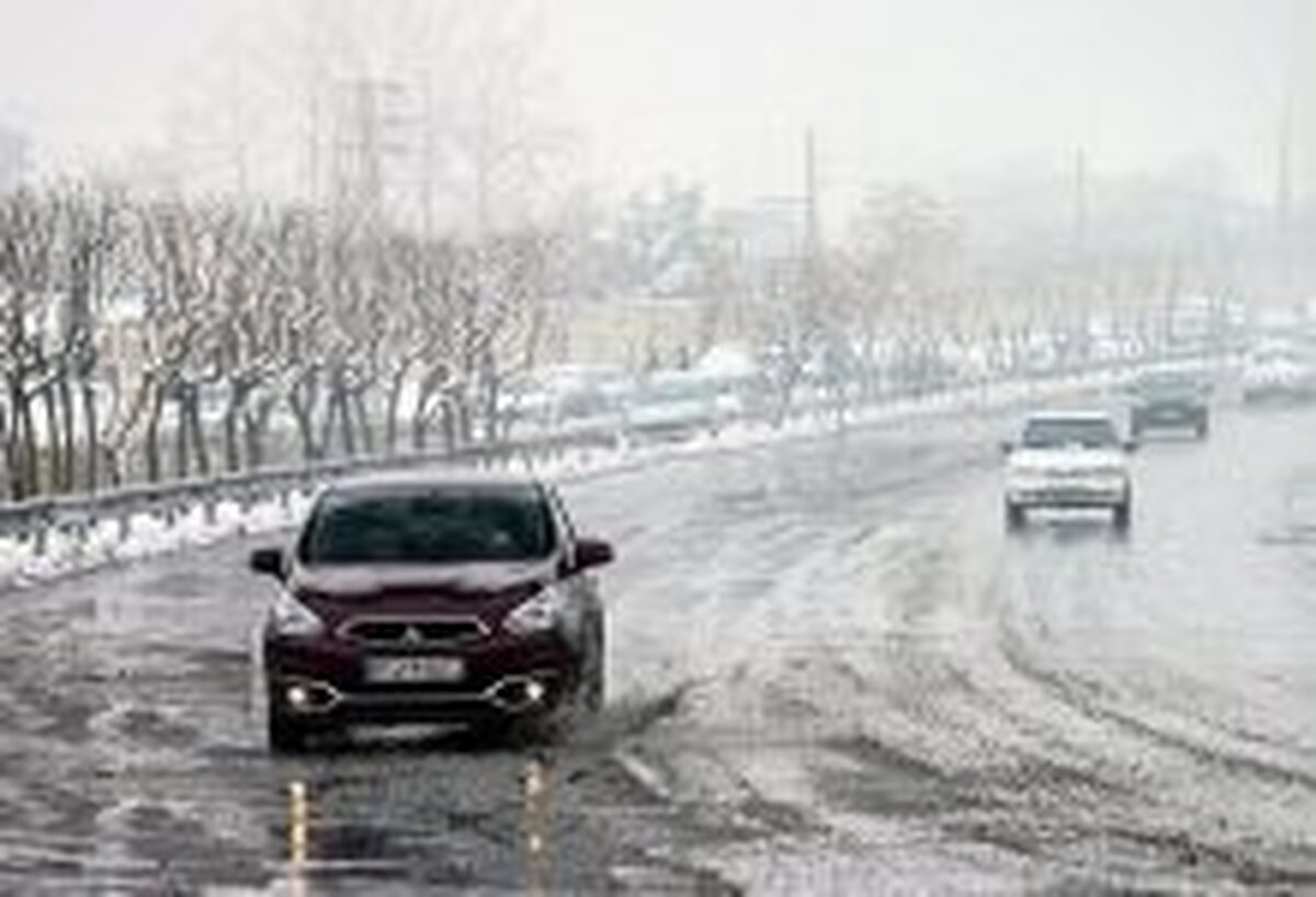 بارش برف و باران در محورهای غربی و مرکزی کشور