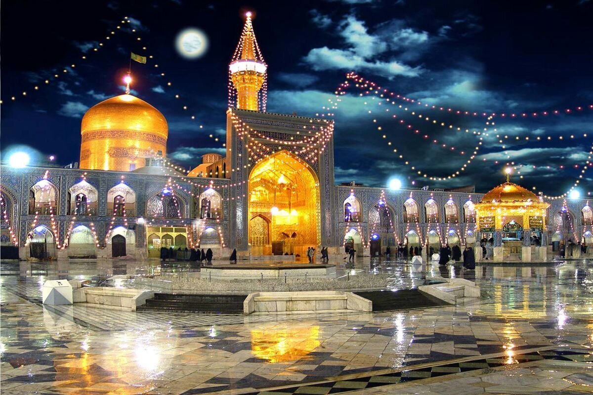 اولین عکس از درب طلای حرم امام رضا (ع) منتشر شد