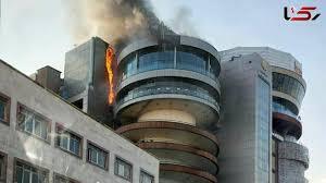 آتش‌سوزی در مرکز خرید اوپال در سعادت آباد/ تخلیه مردم توسط آتش‌نشانان