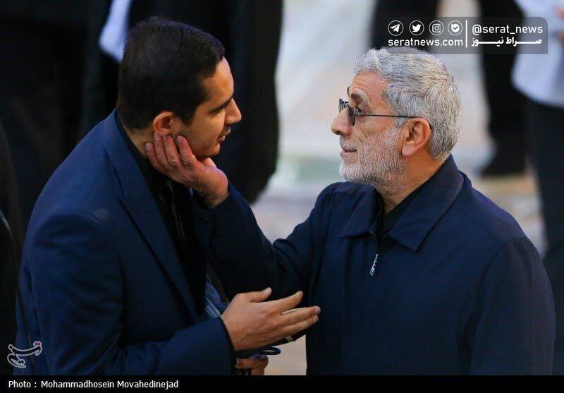 عکسی متفاوت از سردار قاآنی در سالگرد ارتحال امام خمینی