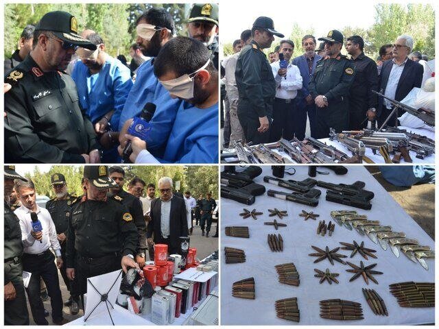 کشف ۸۴ قبضه سلاح جنگی از عناصر پشتیبان گروهک تروریستی جیش العدل | تصاویر