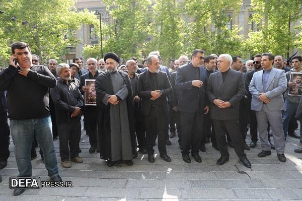 مراسم تشییع شهید «حسین امیر عبداللهیان» برگزار شد