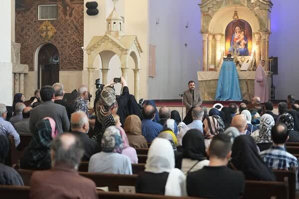 یادبود شهید جمهور در کلیسای سرکیس مقدس تهران با حضور وزیر ارتباطات