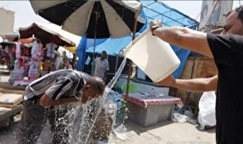 عکس | دمای هوا در کربلا به ۴۸ و در نجف به ۵۰ درجه بالای صفر