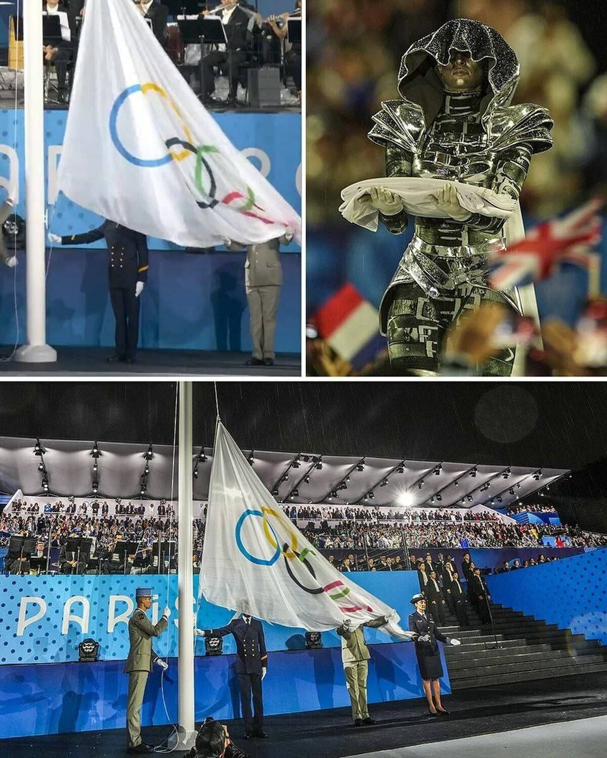 پرچم المپیک، برعکس نصب شد