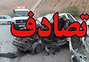 فیلم| تصادف وحشتناک زنجیره ای  در مرند
