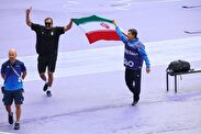 نقره باجولوند مرد نقره‌ای ایران  در پرتاب دیسک