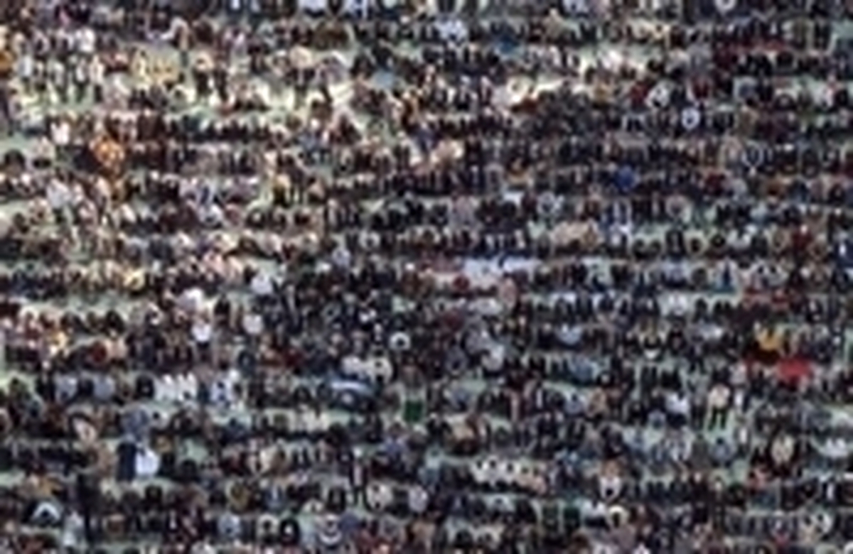 عکس | نمایی حیرت انگیز از نماز عید فطر ۱۴۰۴