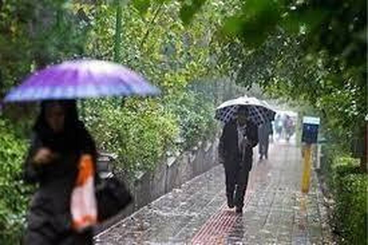 هشدار بارش‌های رگباری و کاهش دما در ۸ استان