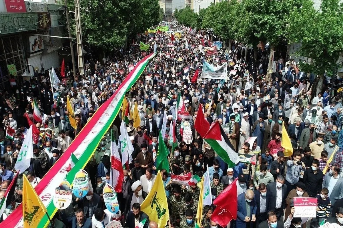 کدام مسئولان در راهپیمایی روز قدس حضور داشتند؟