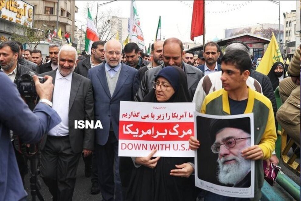 کدام مسئولان در راهپیمایی روز قدس حضور داشتند؟