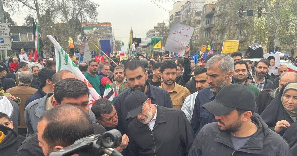 کدام مسئولان در راهپیمایی روز قدس حضور داشتند؟