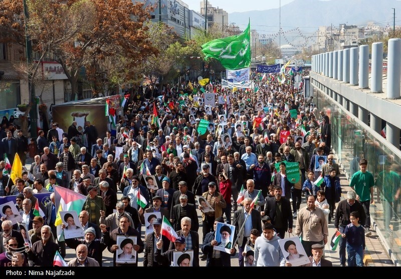 راهپیمایی روز قدس در مشهد
