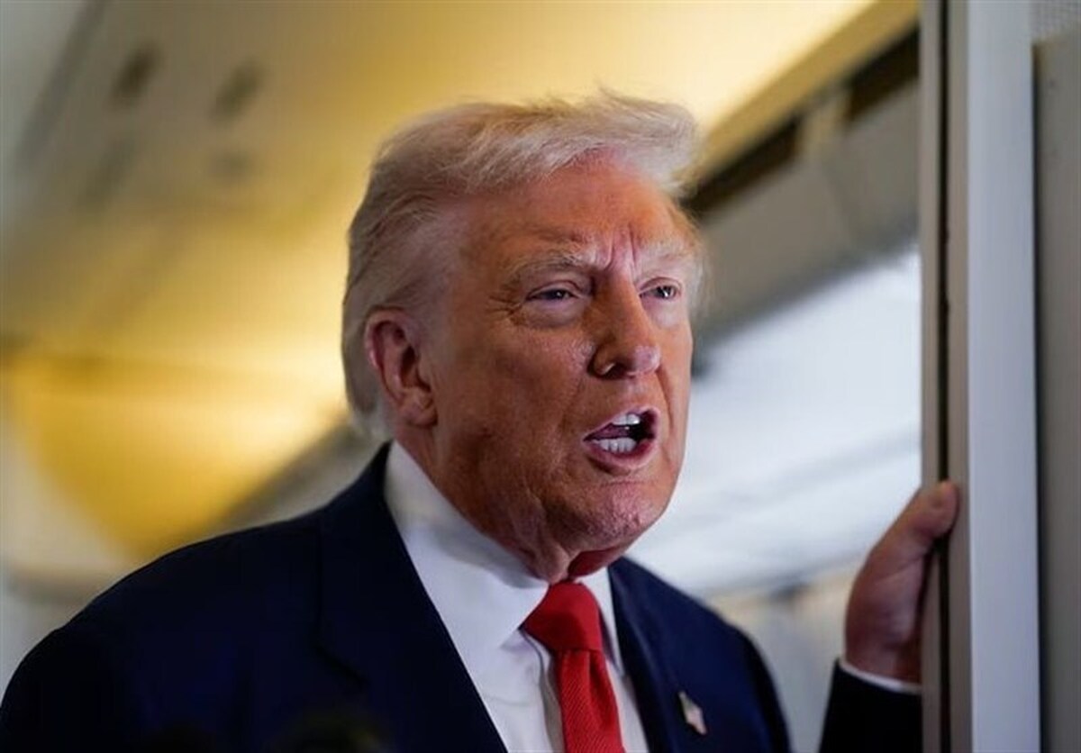 عکس| یاوه‌گویی ضدایرانی ترامپ