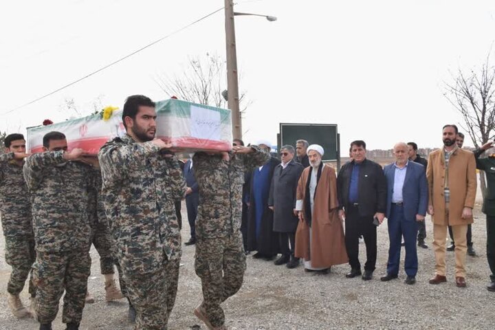 برگزاری مراسم تشییع پیکر شهید «امیرحسام خدایاریفرد» در کوهدشت +تصاویر