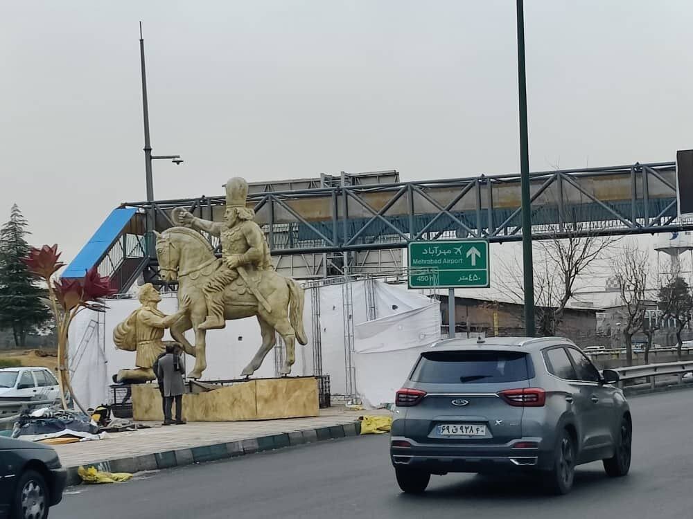 مجسمه «شکست والرین» کجا نصب شد؟