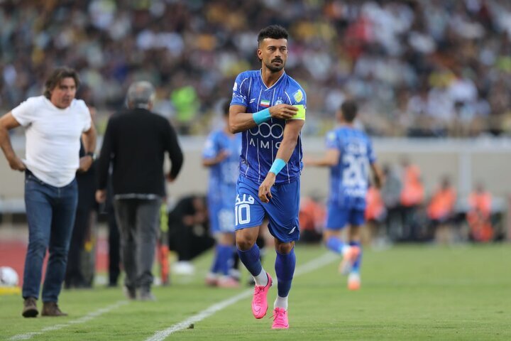 رامین رضاییان در تمرین استقلال حاضر شد!