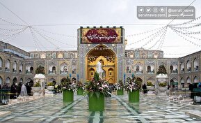 تصاویر| حال و هوای مشهد مقدس در روز عید مبعث