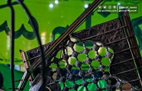 تصاویر| آثار هتک حرمت اغتشاشگران به امامزاده سبزقبا