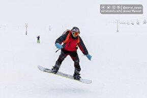 تصاویر| افتتاح پیست اسکی توچال