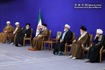 تصاویر| دیدار اعضای ستاد برگزاری کنگره آیت‌ الله میلانی با رهبر معظم انقلاب