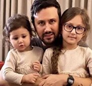 عکس| خوشگذرانی شاهرخ استخری و فرزندانش در کنار دریاچه تار