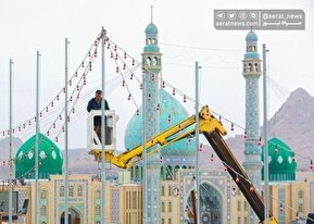 تصاویر| چراغانی مسجد مقدس جمکران در آستانه ماه شعبان