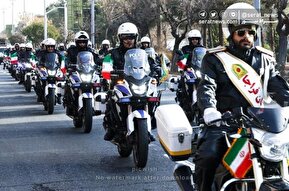 تصاویر| رژه موتورسواران در سالروز ورود امام خمینی به ایران