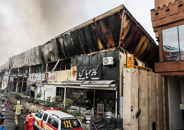 علت حادثه آتش سوزی بازارچه جنت در دست بررسی است