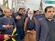 فیلم| حضور اژه ای در راهپیمایی 22 بهمن