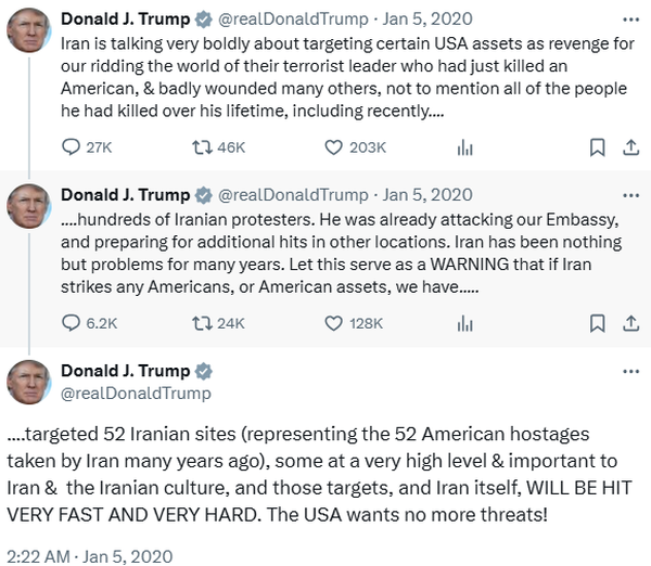 دلیل عقب‌نشینی‌های ترامپ مقابل ایران