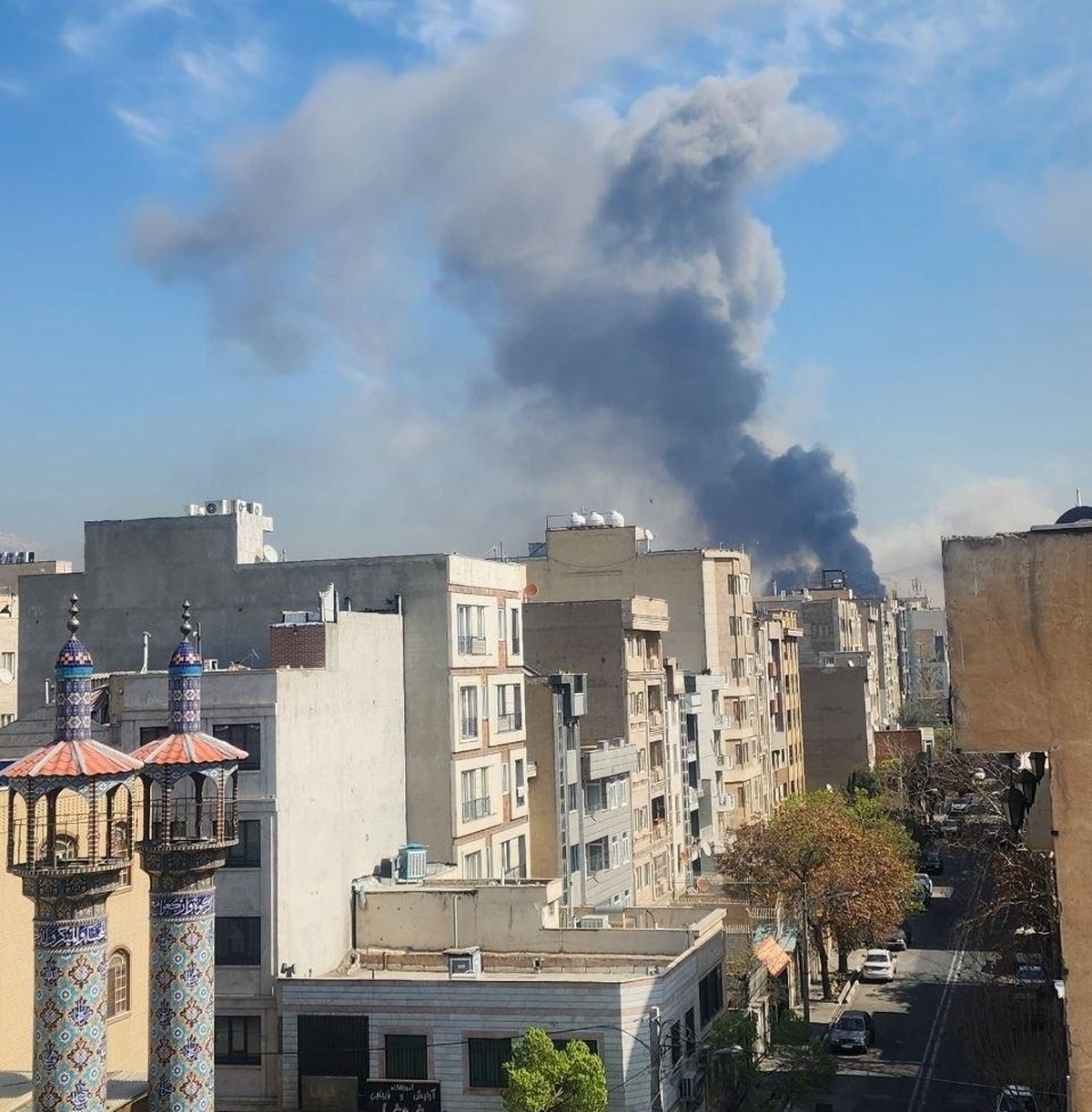 شنیده شدن صدای انفجار در تهران