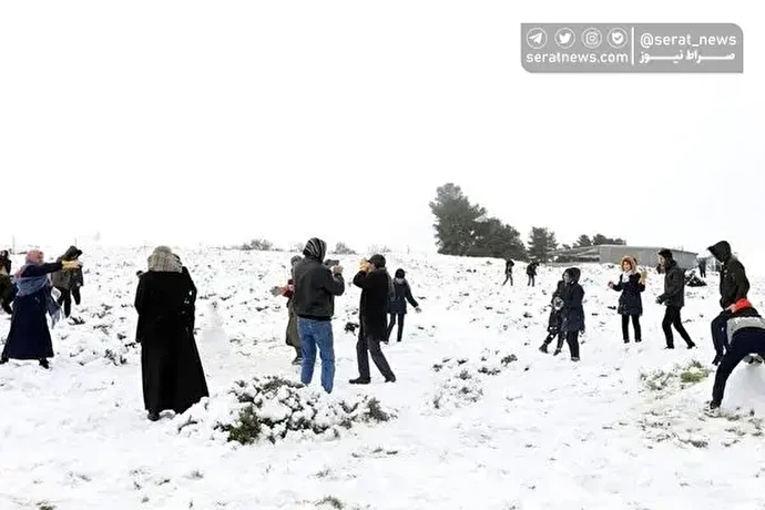فیلم| وقوع بهمن شدید در منطقه البروس روسیه