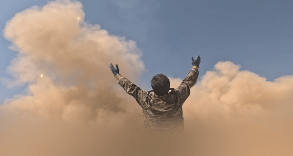 تصاویر| موشک سجیل در تجمع شبانه مردم در حمایت از مدافعان وطن