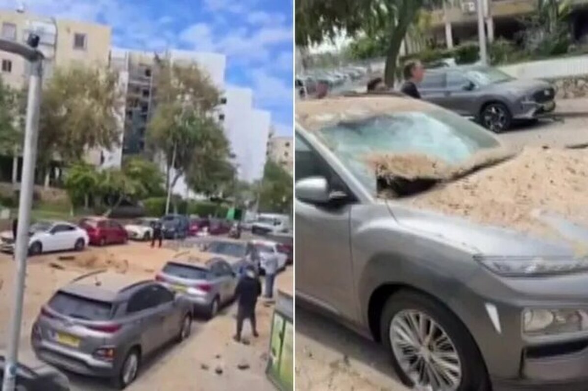 فیلم | تصاویر تازه از نقطه‌زنی موشک ایران در پایگاه آمریکا