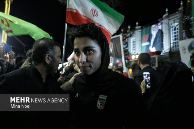 استقبال از تیم ملی فوتبال بانوان در تبریز