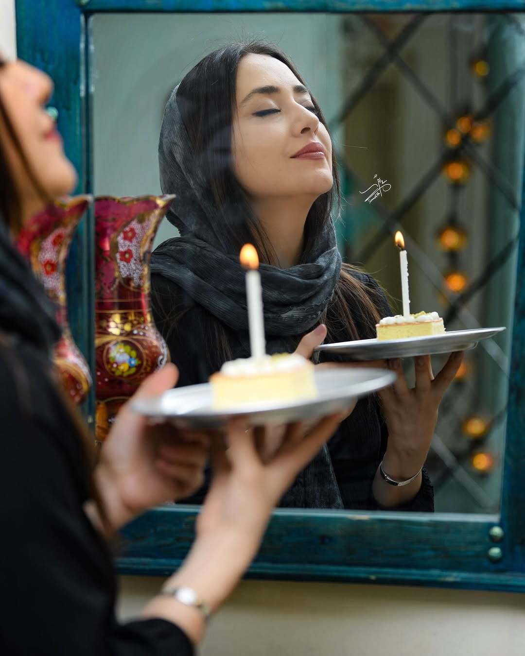 بهاره کیان افشار تولدش را این شکلی جشن گرفت