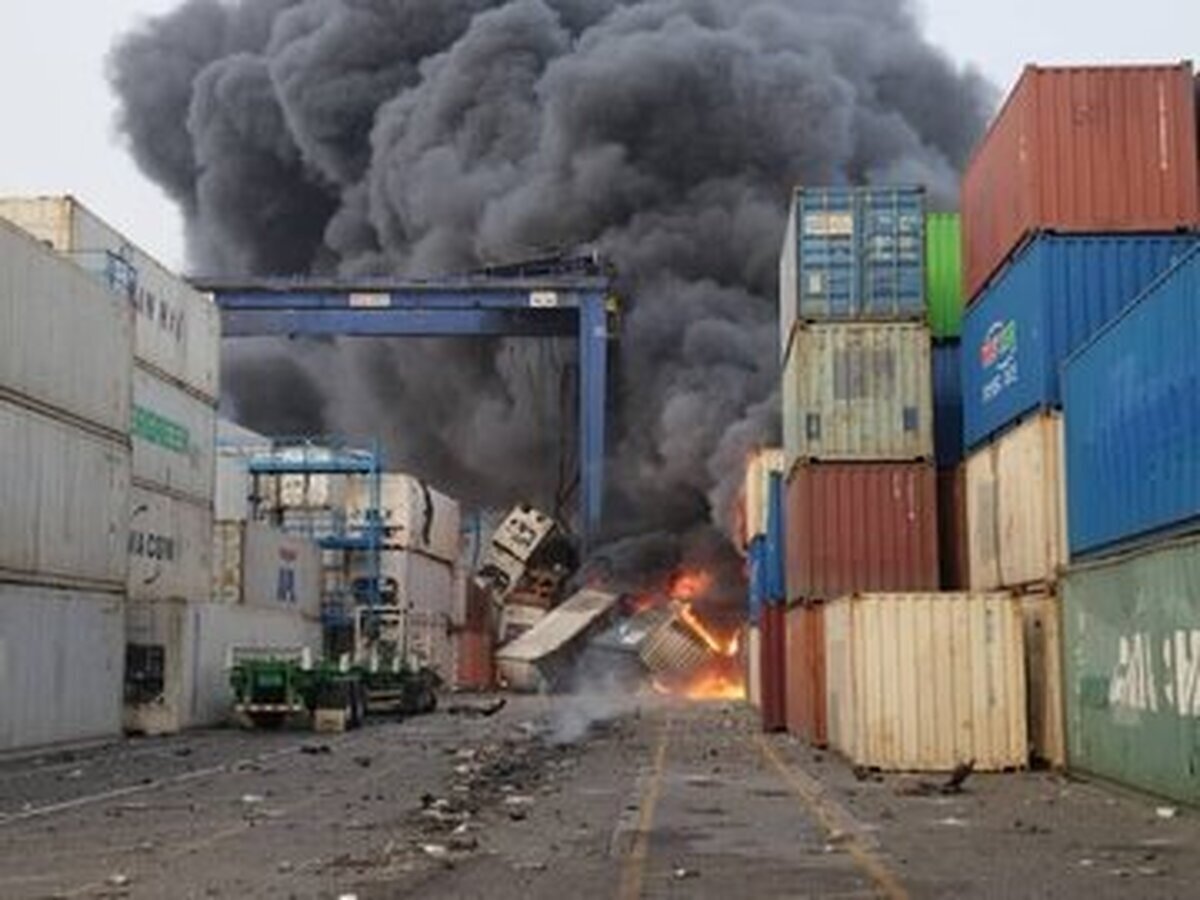 در حادثه بندر رجایی بیش از ۷۰ درصد محمولهها بیمه نامه معتبر داشتند