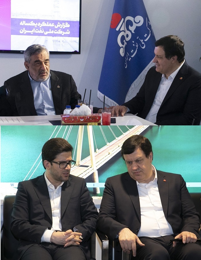 دیدار مدیرعامل بانك ملت با مدیران عامل شركت های ملی نفت ایران و ملی پالایش و پخش فرآورده های نفتی ایران
