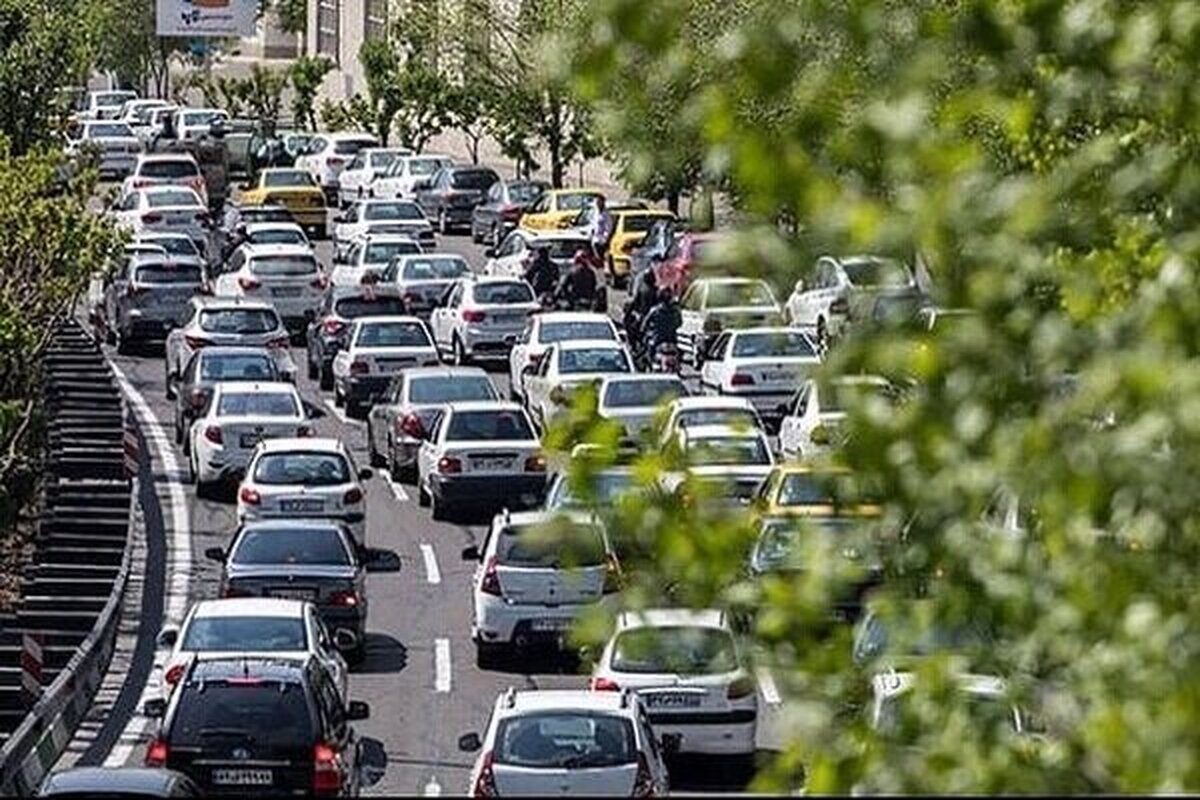 ترافیک سنگین در محور چالوس و هزار