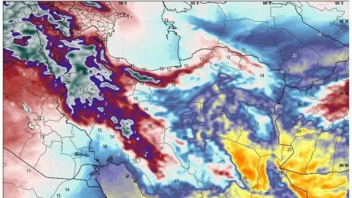 هواشناسی ایران۱۴۰۴/۴/۲۳؛ رگبار و رعدوبرق در ۱۷ استان
