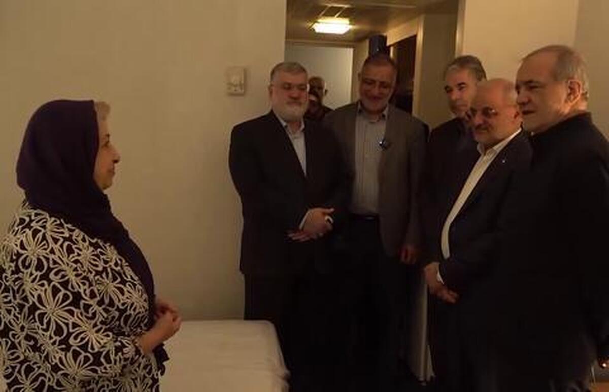 دیدار پزشکیان با برخی از خانوادههای آسیبدیده از جنگ ۱۲ روزه